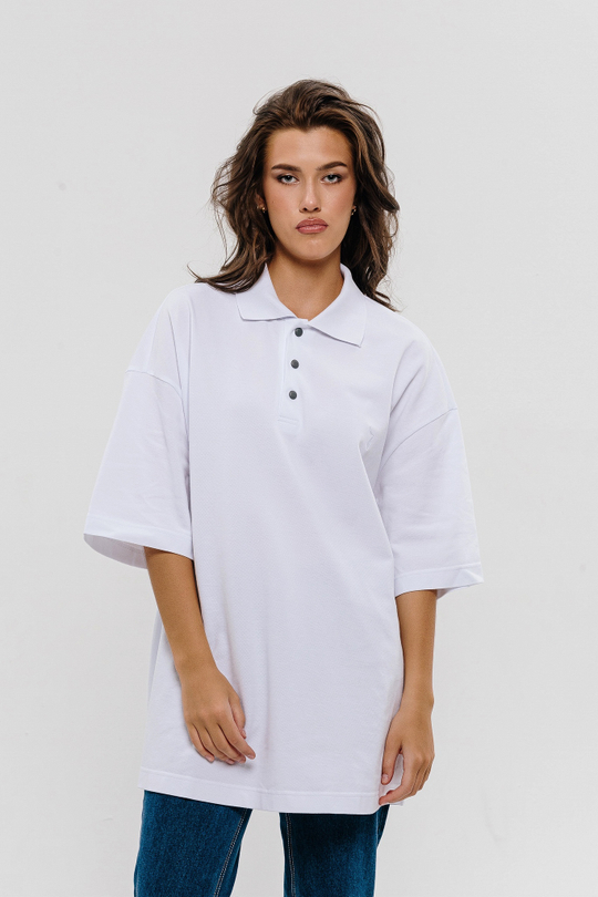 Поло Менли, цвет белый