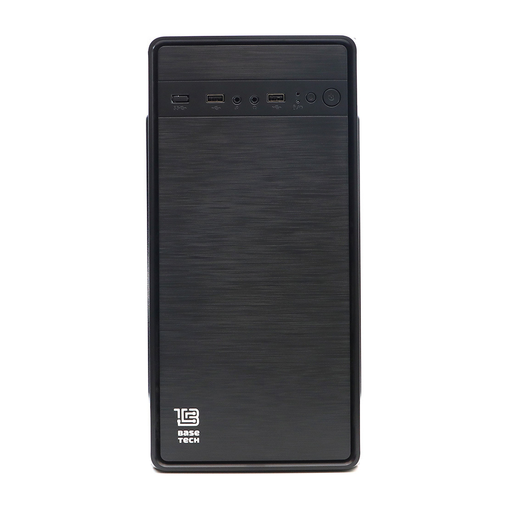 Корпус BaseTech M3401, БП:450W, mATX, чёрный, 2xUSB2 (BT-M3401-450W-B)