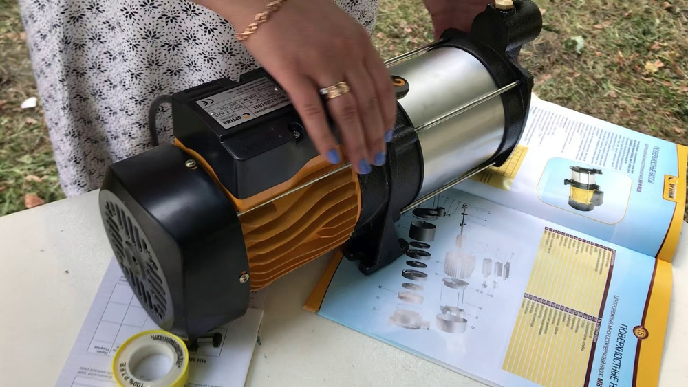 Насос многоступенчатый МН1100 1.1 кВт(4 колеса) TM GRANT