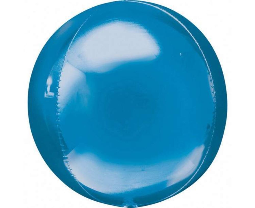 Сфера 3Д &quot;Синяя металлик&quot; 45 см