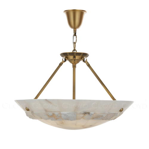 Люстра Cloyd TELEMACH C6 / Ø60 см - алебастр - латунь (арт.12347)