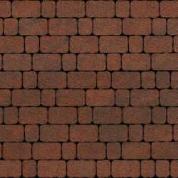 Тротуарная плитка Арена - Листопад гранит Клинкер, комплект из 2 видов плит