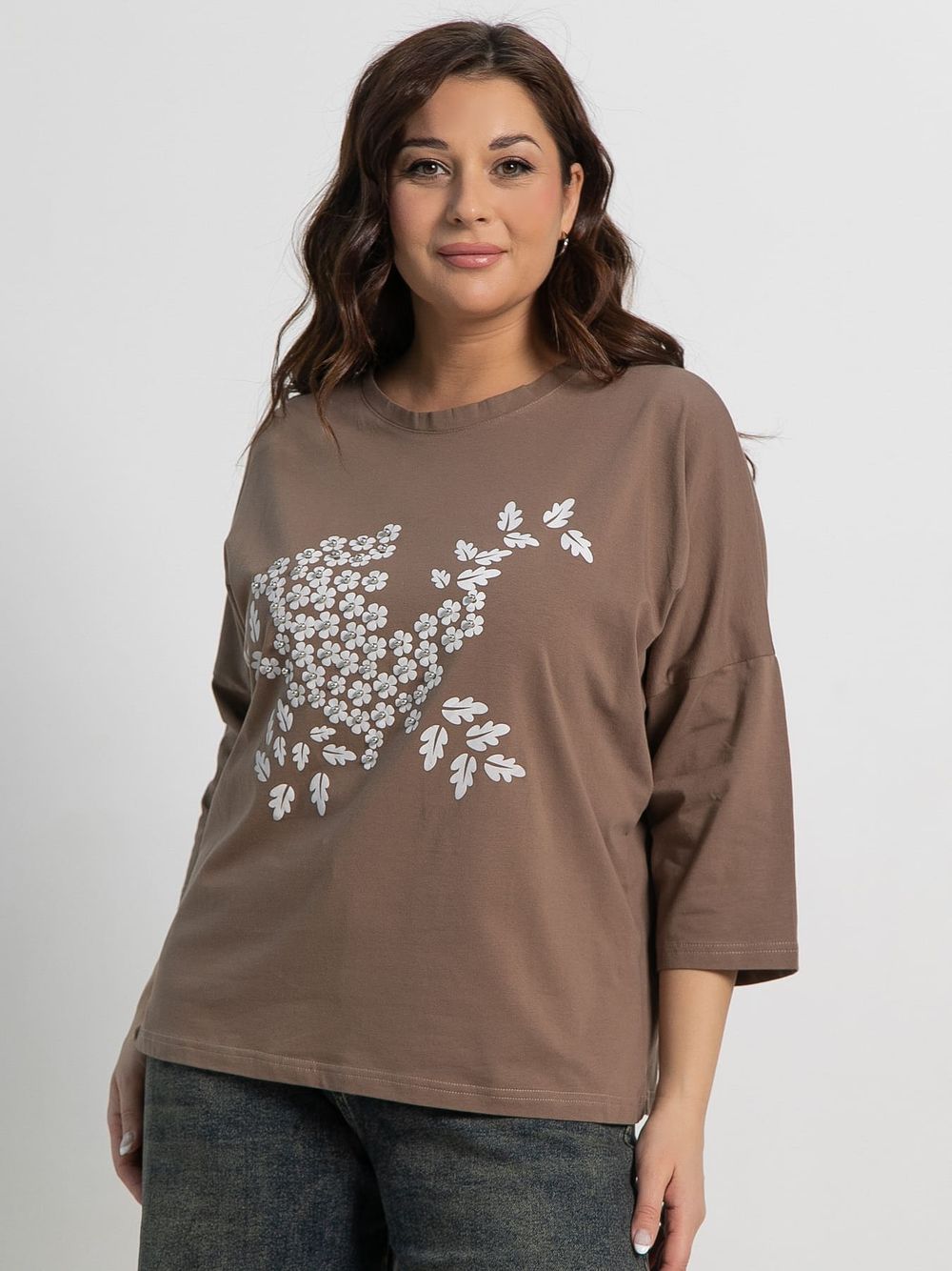 Блуза Ромашка (бежевая) Б15198-24М LT Collection