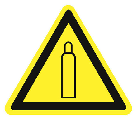 Знак на плёнке W-19 "Газовый баллон"