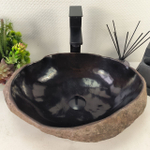 Раковина из речного камня RS-65082 46*35*14 0861