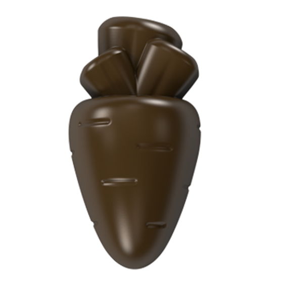 927 | Форма для шоколадных конфет &quot;Морковка&quot; (275*175 мм)