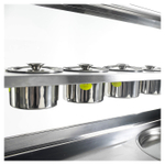 Фризер для жареного мороженого Foodatlas KCB-1Y (контейнеры, стол для топпингов, система контроля температуры)