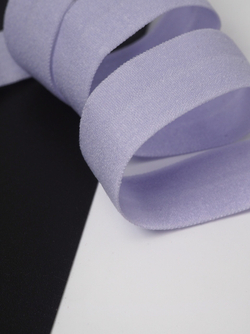 Бейка эластичная орхидея матовая ширина 15 мм