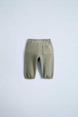 ZARA МЯГКИЕ БРЮКИ, СВЕТЛО-ЗЕЛЕНЫЙ