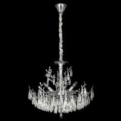 Citilux RITZ CL310081 Люстра хрустальная подвесная Хром