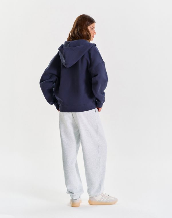 Худи Zip Logo de base 01 Navy - фото 4