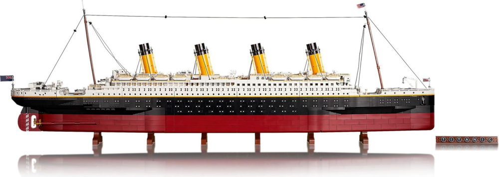 Конструктор Лего Криэйтор Титаник 10294 | LEGO Creator Titanic масштабная коллекционная модель лайнера 9090 деталей 18+