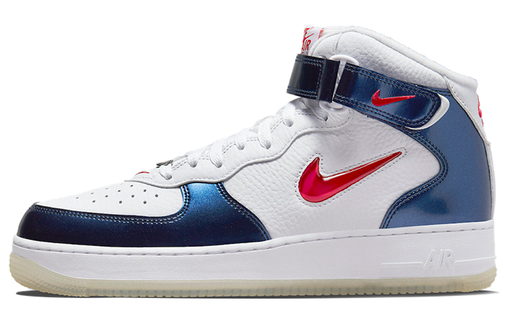 Кроссовки Nike Air Force 1 Qs "Iuniversity Red And Midnight Navy"