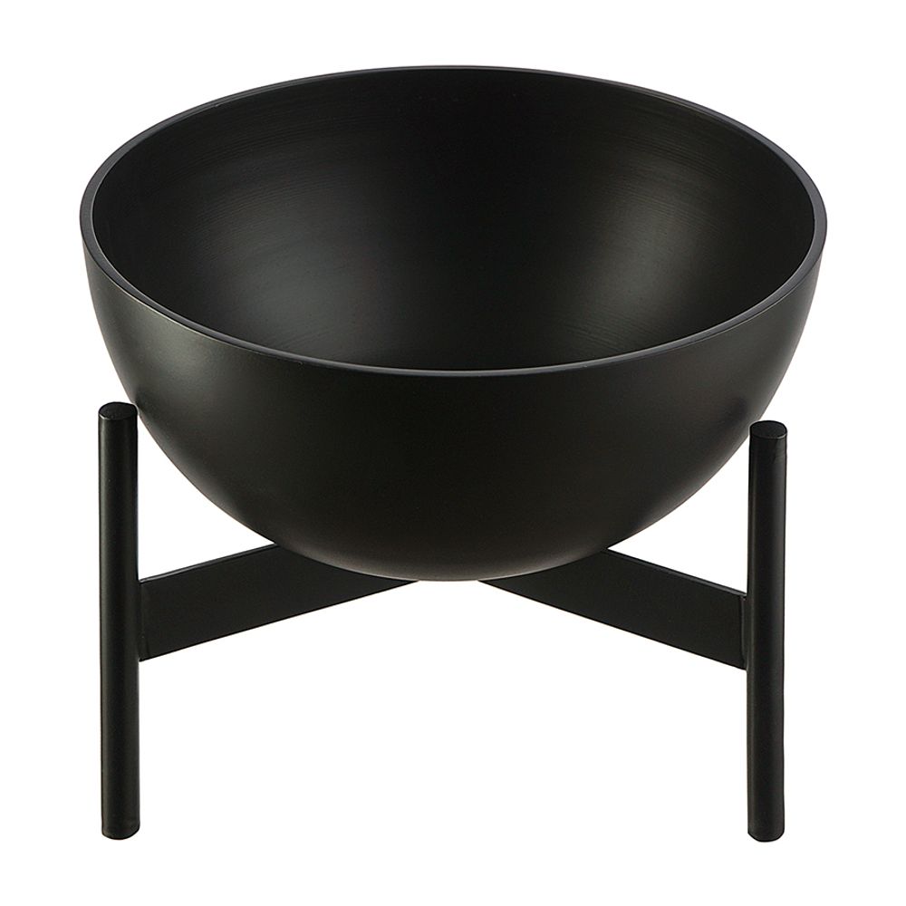 Кашпо для цветов Laly, 20 см, черное