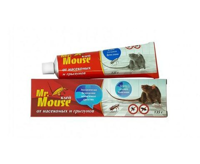 От грызунов и насекомых клей 135гр. туба Mr Mouse М-002