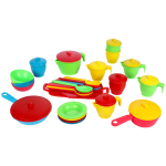 Пластмассовый игрушечный набор "Посуда", РР 2015-017