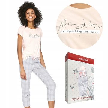 Пижама женская с коротким рукавом Cornette 670/199