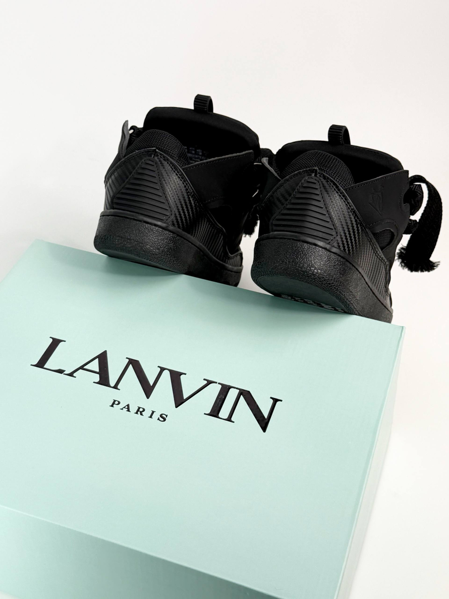 Кроссовки Lanvin curb #B141 (черн.)
