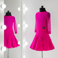 Laura 5-01-02-C | Платье годе для спортивных бальных танцев | Vasileva Dance