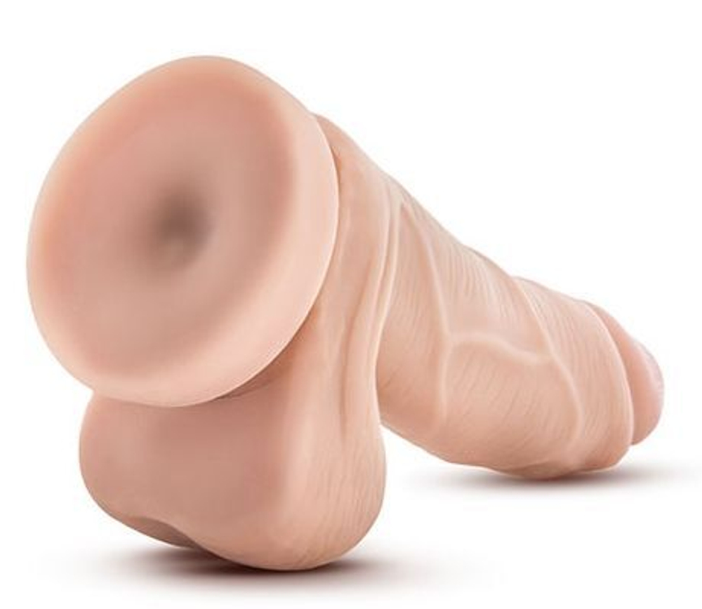 Телесный фаллоимитатор Mighty Mike - 14,6 см. (Цвет: телесный)