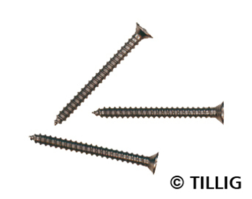 Мини-шурупы для дерева 10 шт. для фиксации балласта полотна и рельсов 1,4 x 15 м