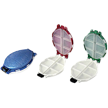 Коробка Три Кита СЧ-1 для рыболовных мелочей 6+6отд. 110х75х25мм цвет Ассорти