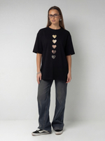 Футболка оверсайз с принтом длинная16