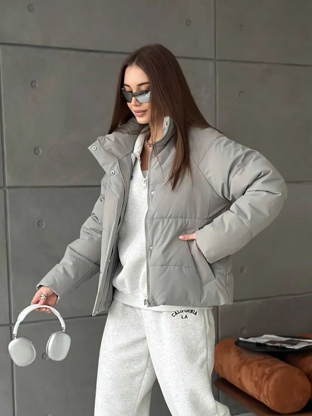 Куртка осенняя короткая без капюшона