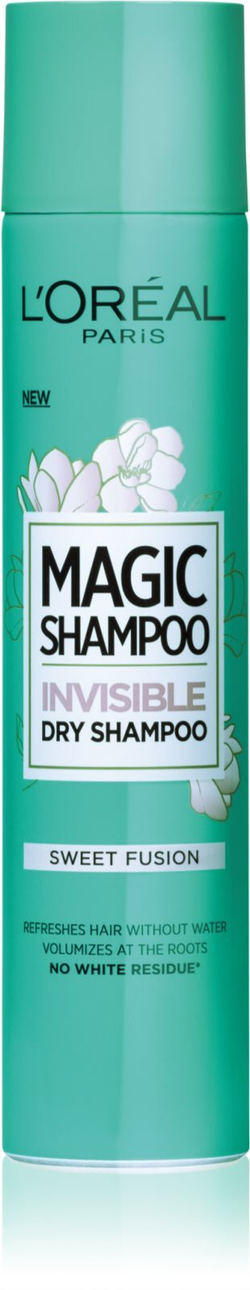 L’Oreal Paris Magic Shampoo Sweet Fusion - Сухой шампунь для объема, не оставляющий белых следов /   200  ml  / GTIN 3600523606580