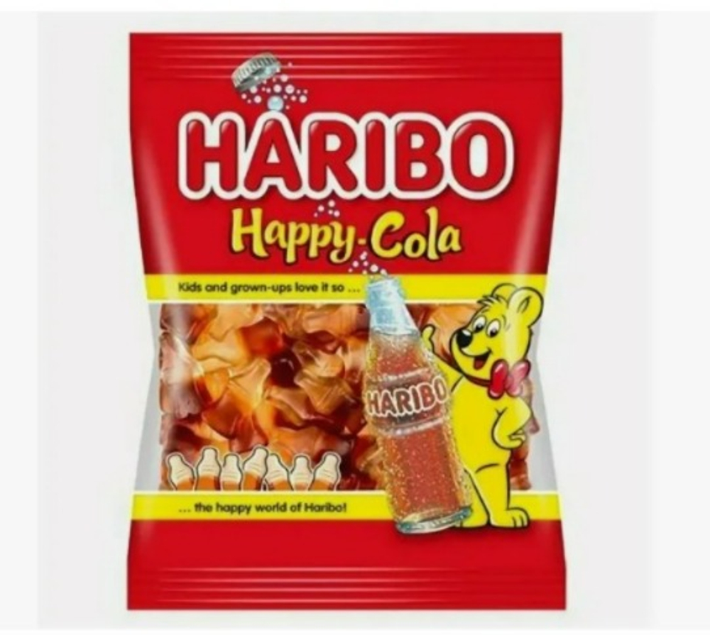 HARIBO Мармелад Хеппи Кола 80гр (30шт)