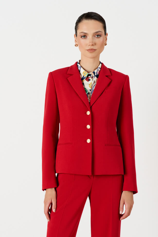 1914 Жакет женский (малиновый)