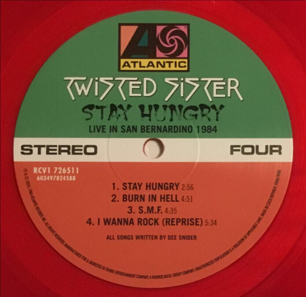 Twisted Sister / Stay Hungry (40th Anniversary Edition)(Coloured Vinyl)(2LP)