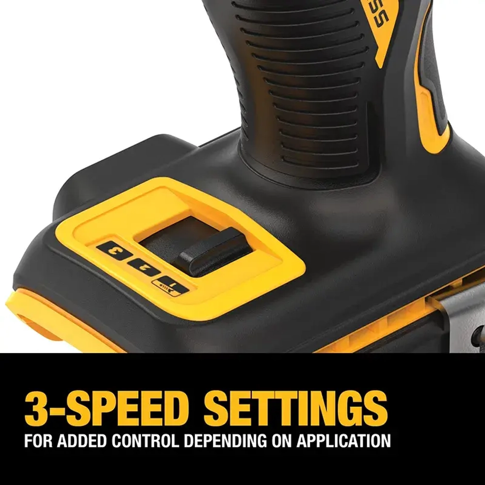 DEWALT 20V DCF850 Ударный шуруповерт Аккумуляторная электрическая дрель 205NM Бесщеточный двигатель Аккумуляторная дрель-шуруповерт Без инструментов