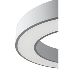 Светильник LED ЭРА Geometria SPO-134-W-40K-056 Ring 56Вт 4000К 4200Лм IP40 800*80 белый подвесной драйвер внутри | Декоративные светильники Geometria