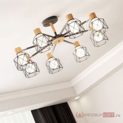 Потолочная Люстра Corf B3 Champagne 5 Lamps By Imperiumloft
