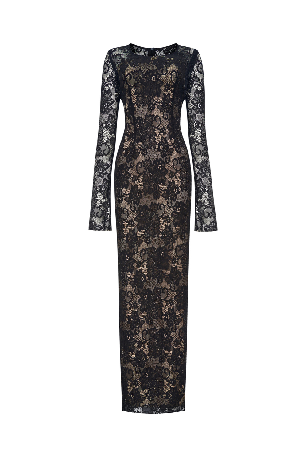 Платье макси из кружева
