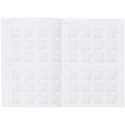 Ежедневник Favor Metal, недатированный, красный