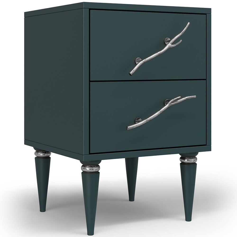 Тумба Арт Колор matte Классик Сильвер Зеленый бирюзовый матовый