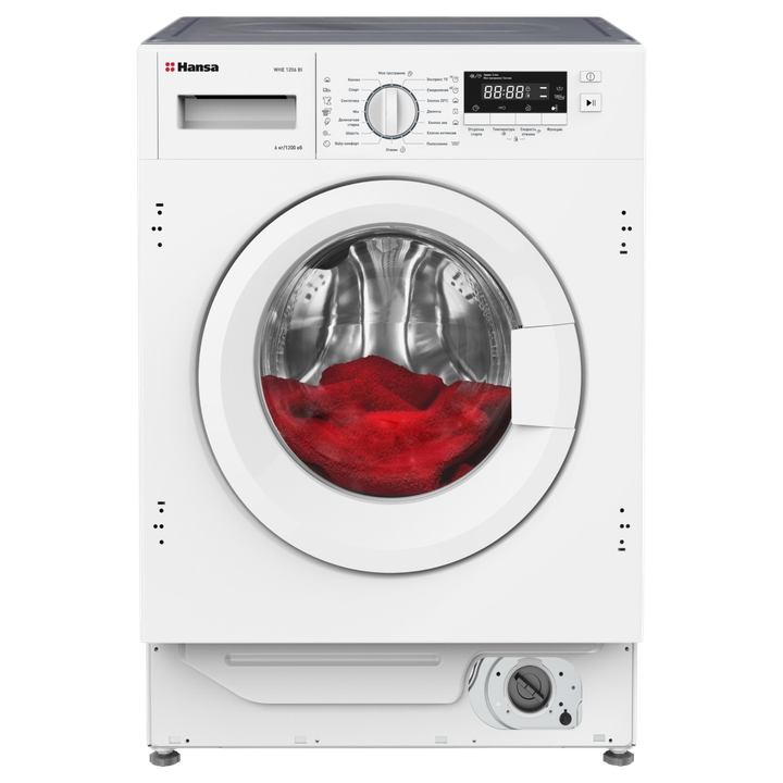 Встраиваемая стиральная машина Hansa WHE1206BI
