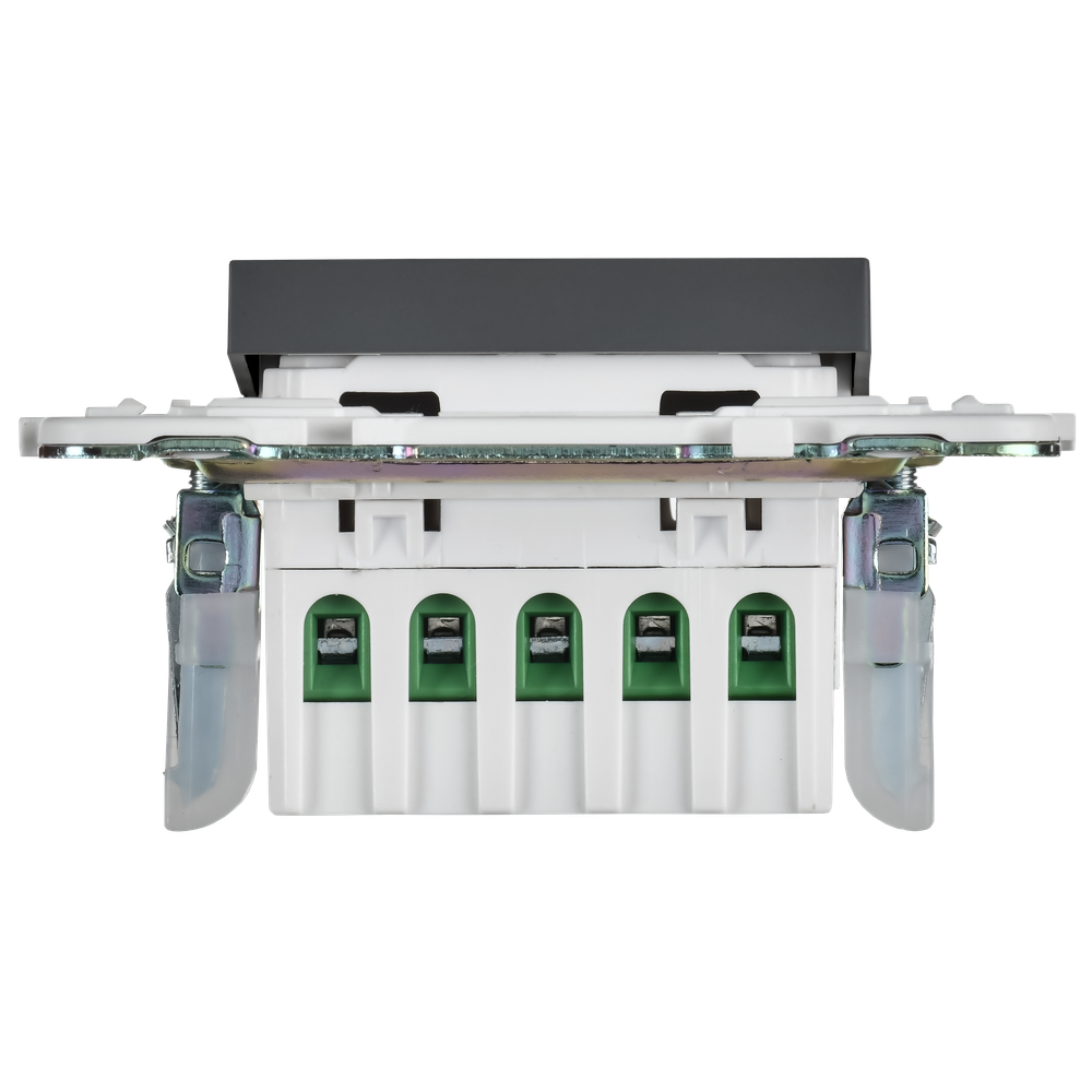 SKANDY Кнопка звонка с индикацией для отелей 10А SK-V17T титан IEK