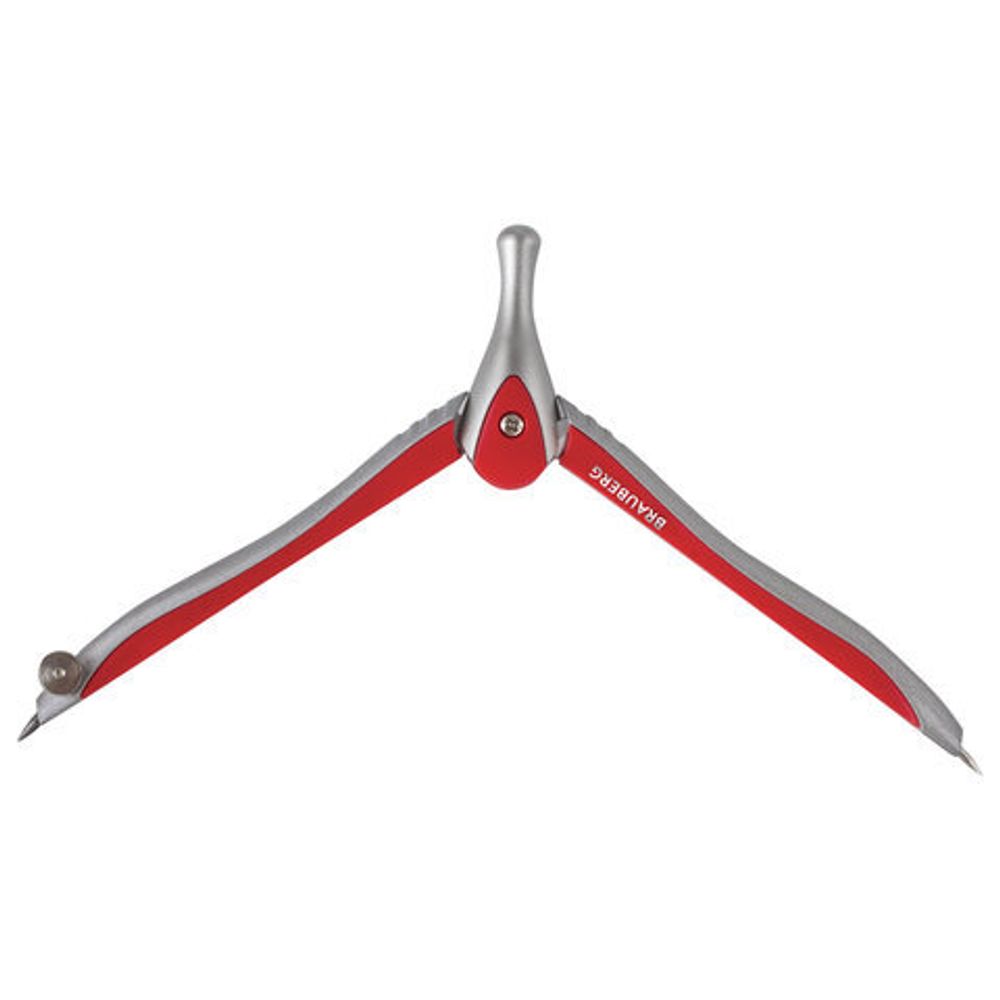 Готовальня BRAUBERG "Extra", 3 предмета (циркуль 120 мм, точилка, грифель), в пенале, 210685