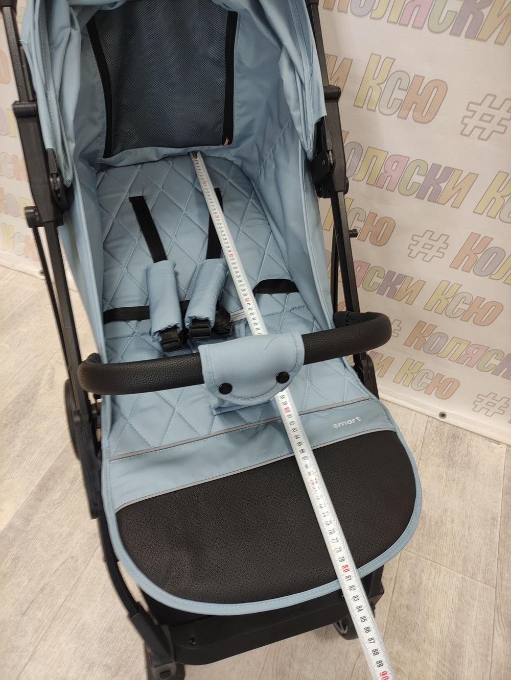 Коляска прогулочная MowBaby Smart 2023 Blue