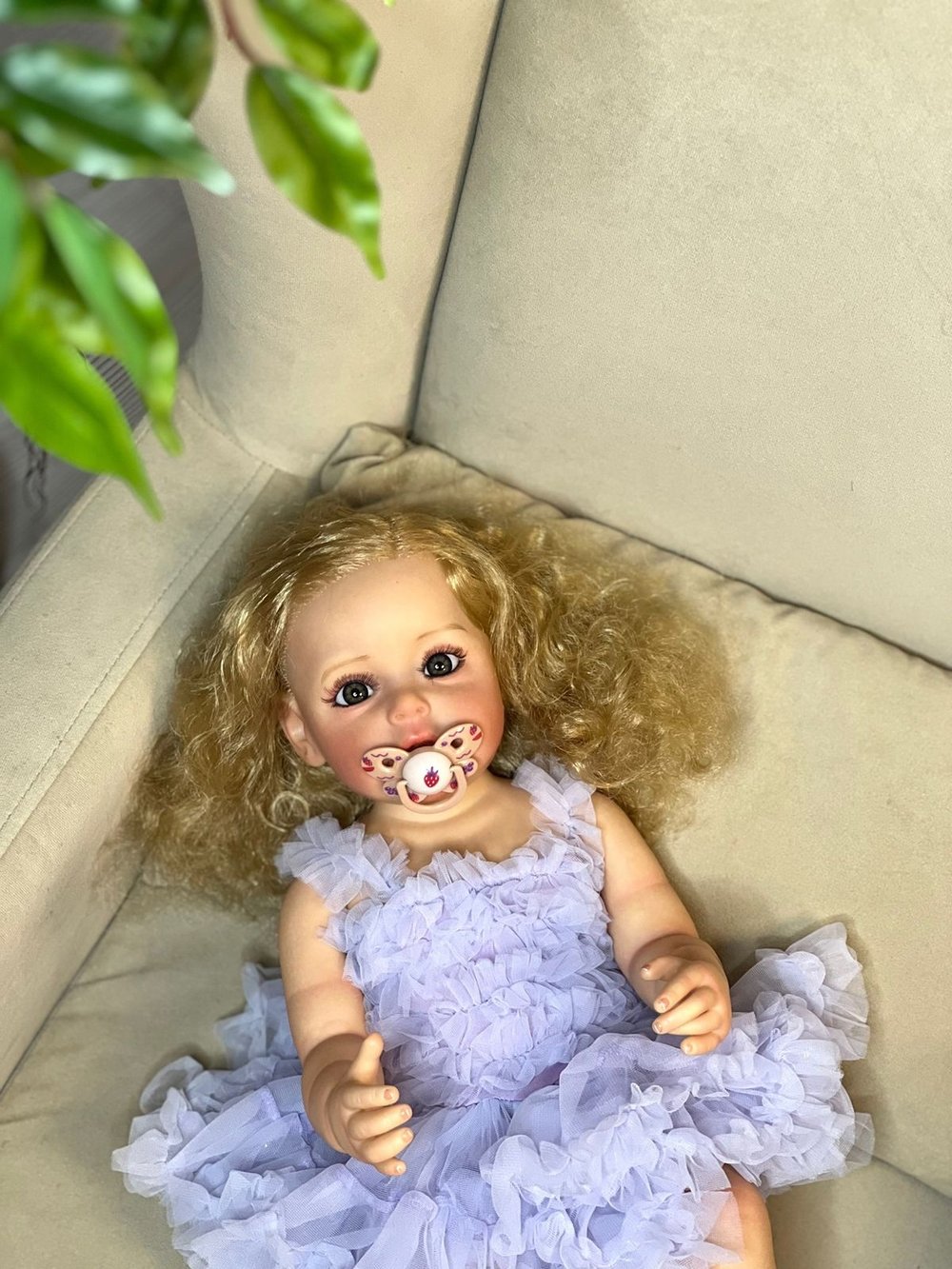 Кукла Реборн виниловая 55см в пакете (FA-554)