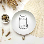 Тарелка глубокая «Киска» sans brides 20 см фарфор