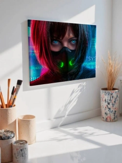 Картина на стену 40 X 50 Киберпанк