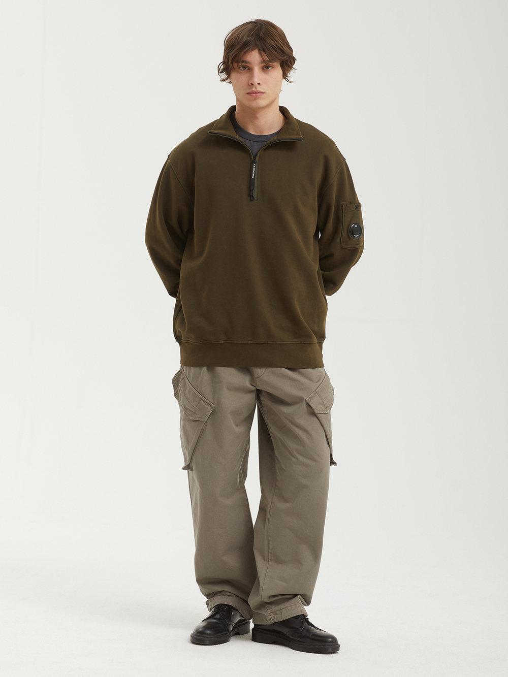 Мужская Толстовка In Brushed Emerized Diagonal Fleece