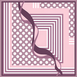 Платок двойной печати 88x88 см AV-HA33202