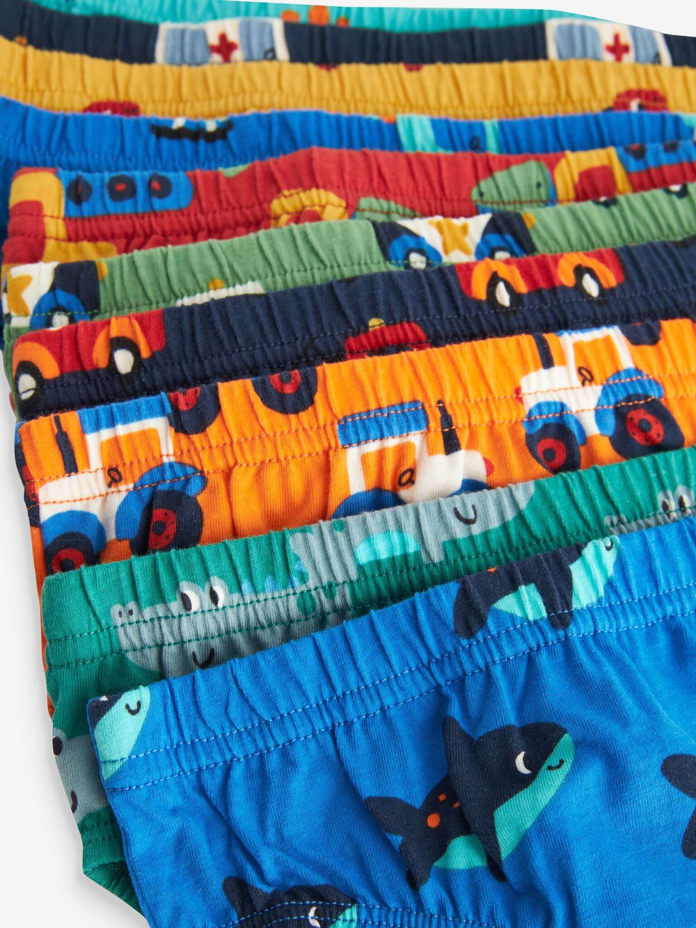 Трусы для мальчика Next N34-152, 10 шт., Синий, Оранжнвый, Серый