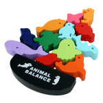 Развивающая игрушка деревянная Балансир животные, коробка C-41702