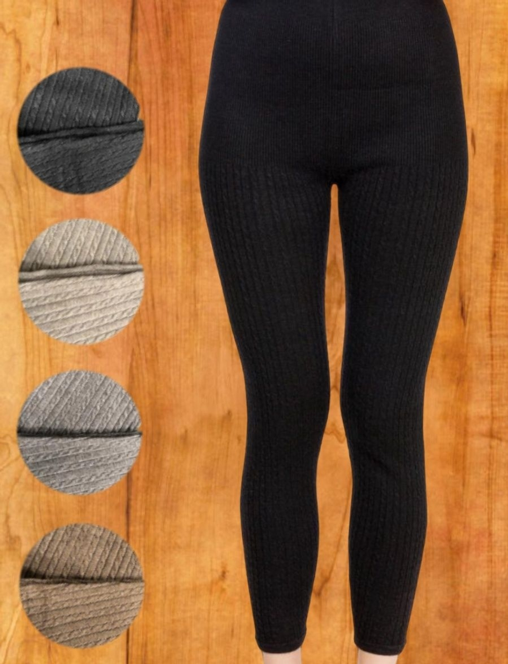 Лосины жен. Монголия вязка косичкой Ш005